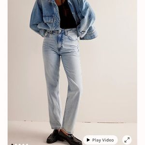 NWT We The Free - The Pacifica High Rise Slim Straight Leg